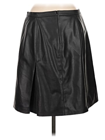 Donna Degnan Faux Leather Skirt (view 2)