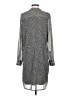 Allison Collection 100% Polyester Gray Casual Dress Size S - photo 2