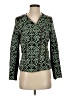 Sabine 100% Polyester Print Green Blazer Size S - photo 1
