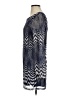Fire Los Angeles Chevron-herringbone Blue Cocktail Dress Size S - photo 5