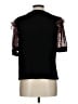 CeCe Black Short Sleeve Top Size L - photo 2