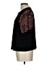 CeCe Black Short Sleeve Top Size L - photo 5
