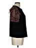 CeCe Black Short Sleeve Top Size L - photo 4