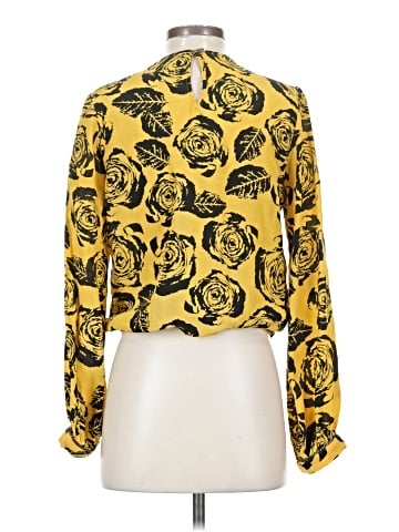 Winter Kate Long Sleeve Silk Top (view 2)