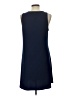 Ariella Solid Blue Casual Dress Size L - photo 2