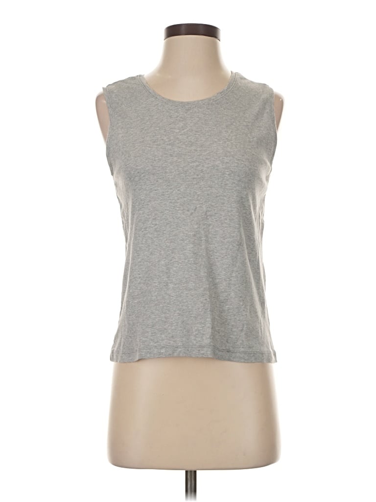 Pre-owned Hanes Sleeveless T-shirt In Gray