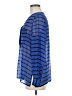 Cremieux Blue Long Sleeve Blouse Size M - photo 5