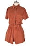 Araminta James Solid Brown Romper Size S - photo 1