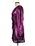 Unbranded Metallic Purple Cocktail Dress Size L - photo 5