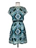 Wanko 100% Polyester Paisley Teal Cocktail Dress Size EU 34 / US 4 - photo 1