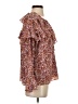J.Crew 100% Polyester Brown 3/4 Sleeve Blouse Size XS - photo 4