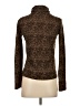 Zara Basic Animal Print Brown Turtleneck Sweater Size S - photo 2