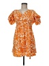 Shein Paisley Orange Casual Dress Size 6 - photo 1
