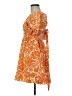 Shein Paisley Orange Casual Dress Size 6 - photo 5