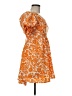 Shein Paisley Orange Casual Dress Size 6 - photo 4