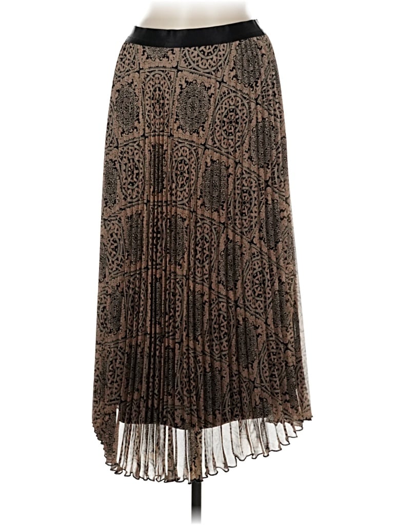 Pre-owned Wdny Formal Skirt In Brown