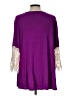 Forgotten Grace Purple 3/4 Sleeve Top Size L - photo 2