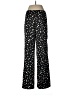 Assorted Brands 100% Polyester Stars Black Casual Pants Size M - photo 2