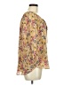 Ann Taylor LOFT 100% Polyester Gold 3/4 Sleeve Blouse Size M - photo 4