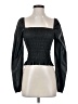 Bagatelle 100% Polyurethane Black Long Sleeve Blouse Size S - photo 1