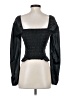 Bagatelle 100% Polyurethane Black Long Sleeve Blouse Size S - photo 2