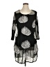 Alfani 100% Nylon Black 3/4 Sleeve Blouse Size XL - photo 1