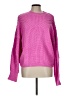 She + Sky 100% Acrylic Solid Pink Pullover Sweater Size L - photo 1