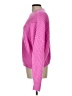 She + Sky 100% Acrylic Solid Pink Pullover Sweater Size L - photo 5