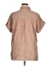 Doe & Rae Solid Tan Short Sleeve Blouse Size 1X - photo 2