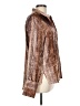 Scully Animal Print Brown Long Sleeve Blouse Size L - photo 4