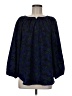 Ann Taylor 100% Polyester Blue 3/4 Sleeve Blouse Size M - photo 1