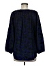 Ann Taylor 100% Polyester Blue 3/4 Sleeve Blouse Size M - photo 2