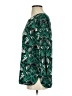 J.Crew 100% Polyester Green 3/4 Sleeve Top Size 4 - photo 5