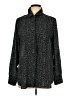 Mossimo 100% Polyester Tweed Black Long Sleeve Blouse Size L - photo 1