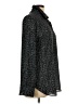 Mossimo 100% Polyester Tweed Black Long Sleeve Blouse Size L - photo 4