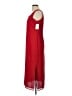 Studio 1 100% Polyester Solid Red Casual Dress Size 10 (petite) - photo 5