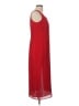 Studio 1 100% Polyester Solid Red Casual Dress Size 10 (petite) - photo 4