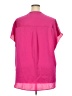 Lane Bryant 100% Polyester Pink Short Sleeve Blouse Size 18 - 20 Plus - photo 2