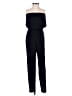 Missguided 100% Polyester Solid Black Jumpsuit Size 2 - photo 1