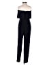 Missguided 100% Polyester Solid Black Jumpsuit Size 2 - photo 2