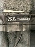 Zara 100% Polyester Metallic Black Shorts Size XS - photo 3