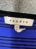 Sandro Stripes Blue Cocktail Dress Size Sm (1) - photo 7