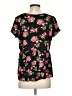 Say Anything 100% Polyester Floral Black Short Sleeve T-Shirt Size S (estimated) - photo 2