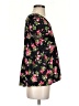 Say Anything 100% Polyester Floral Black Short Sleeve T-Shirt Size S (estimated) - photo 4