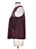 Chelsea28 100% Polyester Burgundy Sleeveless Blouse Size XS - photo 5