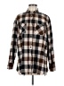 Assorted Brands 100% Cotton Plaid Brown Long Sleeve Button-Down Shirt Size M - photo 1