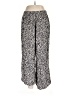 H&M 100% Viscose Animal Print Silver Casual Pants Size L - photo 1