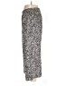 H&M 100% Viscose Animal Print Silver Casual Pants Size L - photo 5