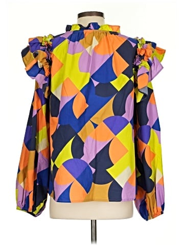 Peach Love Long Sleeve Blouse (view 2)