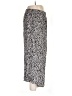 H&M 100% Viscose Animal Print Silver Casual Pants Size L - photo 4